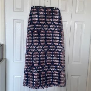 Spring Shabby Apple Maxi Skirt size 10